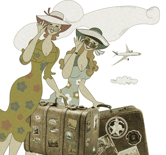 Cuadernos de viaje, dibujo de Montse Noguera